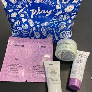 Sephora Play! 5 piece set OUAI KORRES AMICA